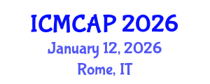 International Conference on Meteorology, Climatology and Atmospheric Physics (ICMCAP) January 12, 2026 - Rome, Italy International Conference on Meteorology, Climatology and Atmospheric Physics (ICMCAP) January 12, 2026 - Rome, Italy