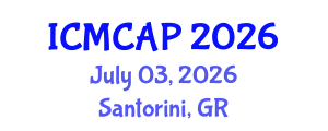 International Conference on Meteorology, Climatology and Atmospheric Physics (ICMCAP) July 03, 2026 - Santorini, Greece International Conference on Meteorology, Climatology and Atmospheric Physics (ICMCAP) July 03, 2026 - Santorini, Greece