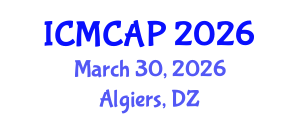International Conference on Meteorology, Climatology and Atmospheric Physics (ICMCAP) March 30, 2026 - Algiers, Algeria International Conference on Meteorology, Climatology and Atmospheric Physics (ICMCAP) March 30, 2026 - Algiers, Algeria