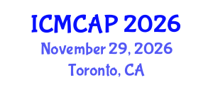 International Conference on Meteorology, Climatology and Atmospheric Physics (ICMCAP) November 29, 2026 - Toronto, Canada International Conference on Meteorology, Climatology and Atmospheric Physics (ICMCAP) November 29, 2026 - Toronto, Canada