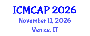 International Conference on Meteorology, Climatology and Atmospheric Physics (ICMCAP) November 11, 2026 - Venice, Italy International Conference on Meteorology, Climatology and Atmospheric Physics (ICMCAP) November 11, 2026 - Venice, Italy
