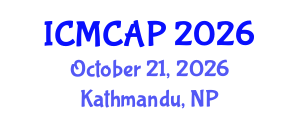 International Conference on Meteorology, Climatology and Atmospheric Physics (ICMCAP) October 21, 2026 - Kathmandu, Nepal International Conference on Meteorology, Climatology and Atmospheric Physics (ICMCAP) October 21, 2026 - Kathmandu, Nepal