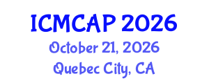 International Conference on Meteorology, Climatology and Atmospheric Physics (ICMCAP) October 21, 2026 - Quebec City, Canada
