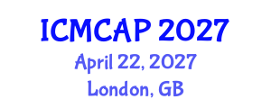International Conference on Meteorology, Climatology and Atmospheric Physics (ICMCAP) April 22, 2027 - London, United Kingdom International Conference on Meteorology, Climatology and Atmospheric Physics (ICMCAP) April 22, 2027 - London, United Kingdom