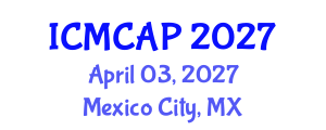 International Conference on Meteorology, Climatology and Atmospheric Physics (ICMCAP) April 03, 2027 - Mexico City, Mexico International Conference on Meteorology, Climatology and Atmospheric Physics (ICMCAP) April 03, 2027 - Mexico City, Mexico