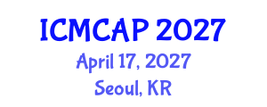 International Conference on Meteorology, Climatology and Atmospheric Physics (ICMCAP) April 17, 2027 - Seoul, Republic of Korea International Conference on Meteorology, Climatology and Atmospheric Physics (ICMCAP) April 17, 2027 - Seoul, Republic of Korea