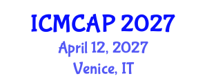International Conference on Meteorology, Climatology and Atmospheric Physics (ICMCAP) April 12, 2027 - Venice, Italy International Conference on Meteorology, Climatology and Atmospheric Physics (ICMCAP) April 12, 2027 - Venice, Italy