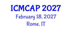 International Conference on Meteorology, Climatology and Atmospheric Physics (ICMCAP) February 18, 2027 - Rome, Italy International Conference on Meteorology, Climatology and Atmospheric Physics (ICMCAP) February 18, 2027 - Rome, Italy