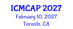 International Conference on Meteorology, Climatology and Atmospheric Physics (ICMCAP) February 10, 2027 - Toronto, Canada International Conference on Meteorology, Climatology and Atmospheric Physics (ICMCAP) February 10, 2027 - Toronto, Canada