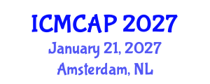International Conference on Meteorology, Climatology and Atmospheric Physics (ICMCAP) January 21, 2027 - Amsterdam, Netherlands International Conference on Meteorology, Climatology and Atmospheric Physics (ICMCAP) January 21, 2027 - Amsterdam, Netherlands