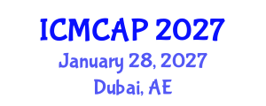 International Conference on Meteorology, Climatology and Atmospheric Physics (ICMCAP) January 28, 2027 - Dubai, United Arab Emirates International Conference on Meteorology, Climatology and Atmospheric Physics (ICMCAP) January 28, 2027 - Dubai, United Arab Emirates
