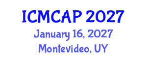 International Conference on Meteorology, Climatology and Atmospheric Physics (ICMCAP) January 16, 2027 - Montevideo, Uruguay International Conference on Meteorology, Climatology and Atmospheric Physics (ICMCAP) January 16, 2027 - Montevideo, Uruguay
