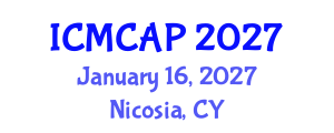 International Conference on Meteorology, Climatology and Atmospheric Physics (ICMCAP) January 16, 2027 - Nicosia, Cyprus International Conference on Meteorology, Climatology and Atmospheric Physics (ICMCAP) January 16, 2027 - Nicosia, Cyprus
