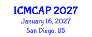 International Conference on Meteorology, Climatology and Atmospheric Physics (ICMCAP) January 16, 2027 - San Diego, United States International Conference on Meteorology, Climatology and Atmospheric Physics (ICMCAP) January 16, 2027 - San Diego, United States