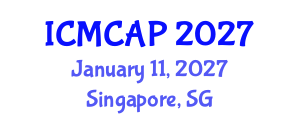 International Conference on Meteorology, Climatology and Atmospheric Physics (ICMCAP) January 11, 2027 - Singapore, Singapore International Conference on Meteorology, Climatology and Atmospheric Physics (ICMCAP) January 11, 2027 - Singapore, Singapore