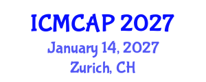 International Conference on Meteorology, Climatology and Atmospheric Physics (ICMCAP) January 14, 2027 - Zurich, Switzerland International Conference on Meteorology, Climatology and Atmospheric Physics (ICMCAP) January 14, 2027 - Zurich, Switzerland