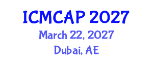 International Conference on Meteorology, Climatology and Atmospheric Physics (ICMCAP) March 22, 2027 - Dubai, United Arab Emirates International Conference on Meteorology, Climatology and Atmospheric Physics (ICMCAP) March 22, 2027 - Dubai, United Arab Emirates