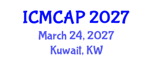 International Conference on Meteorology, Climatology and Atmospheric Physics (ICMCAP) March 24, 2027 - Kuwait, Kuwait International Conference on Meteorology, Climatology and Atmospheric Physics (ICMCAP) March 24, 2027 - Kuwait, Kuwait