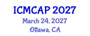 International Conference on Meteorology, Climatology and Atmospheric Physics (ICMCAP) March 24, 2027 - Ottawa, Canada International Conference on Meteorology, Climatology and Atmospheric Physics (ICMCAP) March 24, 2027 - Ottawa, Canada