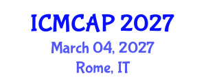 International Conference on Meteorology, Climatology and Atmospheric Physics (ICMCAP) March 04, 2027 - Rome, Italy International Conference on Meteorology, Climatology and Atmospheric Physics (ICMCAP) March 04, 2027 - Rome, Italy