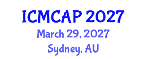 International Conference on Meteorology, Climatology and Atmospheric Physics (ICMCAP) March 29, 2027 - Sydney, Australia International Conference on Meteorology, Climatology and Atmospheric Physics (ICMCAP) March 29, 2027 - Sydney, Australia