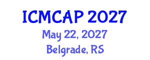 International Conference on Meteorology, Climatology and Atmospheric Physics (ICMCAP) May 22, 2027 - Belgrade, Serbia International Conference on Meteorology, Climatology and Atmospheric Physics (ICMCAP) May 22, 2027 - Belgrade, Serbia