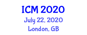 International Conference on Microbiology (ICM) July 22, 2020 - London, United Kingdom