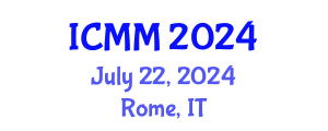 International Conference on Microeconomics and Macroeconomics (ICMM) July 22, 2024 - Rome, Italy
