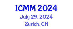 International Conference on Microeconomics and Macroeconomics (ICMM) July 29, 2024 - Zurich, Switzerland
