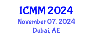 International Conference on Microeconomics and Macroeconomics (ICMM) November 07, 2024 - Dubai, United Arab Emirates