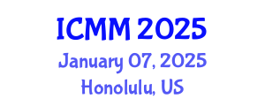 International Conference on Microeconomics and Macroeconomics (ICMM) January 07, 2025 - Honolulu, United States