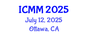 International Conference on Microeconomics and Macroeconomics (ICMM) July 12, 2025 - Ottawa, Canada