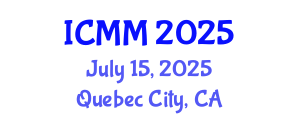 International Conference on Microeconomics and Macroeconomics (ICMM) July 15, 2025 - Quebec City, Canada