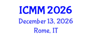 International Conference on Microeconomics and Macroeconomics (ICMM) December 13, 2026 - Rome, Italy