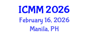 International Conference on Microeconomics and Macroeconomics (ICMM) February 16, 2026 - Manila, Philippines International Conference on Microeconomics and Macroeconomics (ICMM) February 16, 2026 - Manila, Philippines