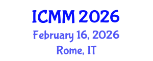 International Conference on Microeconomics and Macroeconomics (ICMM) February 16, 2026 - Rome, Italy International Conference on Microeconomics and Macroeconomics (ICMM) February 16, 2026 - Rome, Italy