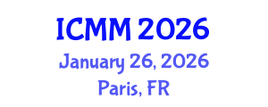 International Conference on Microeconomics and Macroeconomics (ICMM) January 26, 2026 - Paris, France International Conference on Microeconomics and Macroeconomics (ICMM) January 26, 2026 - Paris, France