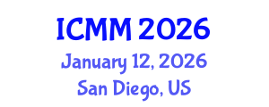 International Conference on Microeconomics and Macroeconomics (ICMM) January 12, 2026 - San Diego, United States International Conference on Microeconomics and Macroeconomics (ICMM) January 12, 2026 - San Diego, United States
