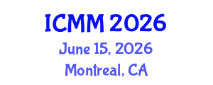 International Conference on Microeconomics and Macroeconomics (ICMM) June 15, 2026 - Montreal, Canada International Conference on Microeconomics and Macroeconomics (ICMM) June 15, 2026 - Montreal, Canada