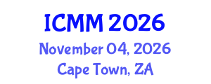 International Conference on Microeconomics and Macroeconomics (ICMM) November 04, 2026 - Cape Town, South Africa International Conference on Microeconomics and Macroeconomics (ICMM) November 04, 2026 - Cape Town, South Africa