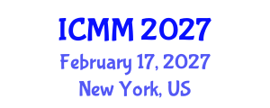 International Conference on Microeconomics and Macroeconomics (ICMM) February 17, 2027 - New York, United States International Conference on Microeconomics and Macroeconomics (ICMM) February 17, 2027 - New York, United States