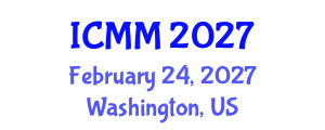 International Conference on Microeconomics and Macroeconomics (ICMM) February 24, 2027 - Washington, United States International Conference on Microeconomics and Macroeconomics (ICMM) February 24, 2027 - Washington, United States