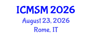 International Conference on Microelectronics and Semiconductor Manufacturing (ICMSM) August 23, 2026 - Rome, Italy