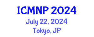 International Conference on Microelectronics, Nanoelectronics and Photonics (ICMNP) July 22, 2024 - Tokyo, Japan