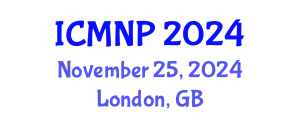 International Conference on Microelectronics, Nanoelectronics and Photonics (ICMNP) November 25, 2024 - London, United Kingdom