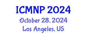 International Conference on Microelectronics, Nanoelectronics and Photonics (ICMNP) October 28, 2024 - Los Angeles, United States