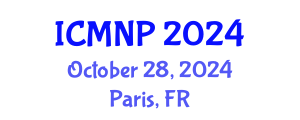 International Conference on Microelectronics, Nanoelectronics and Photonics (ICMNP) October 28, 2024 - Paris, France