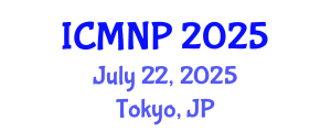International Conference on Microelectronics, Nanoelectronics and Photonics (ICMNP) July 22, 2025 - Tokyo, Japan