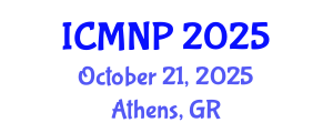 International Conference on Microelectronics, Nanoelectronics and Photonics (ICMNP) October 21, 2025 - Athens, Greece