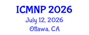 International Conference on Microelectronics, Nanoelectronics and Photonics (ICMNP) July 12, 2026 - Ottawa, Canada